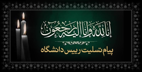 پیام تسلیت رییس دانشگاه در پی درگذشت نگار ملک‌زاده دانشجوی رشته هوشبری
